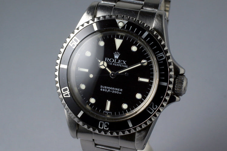 1968 Rolex Submariner 5513 Service Dial