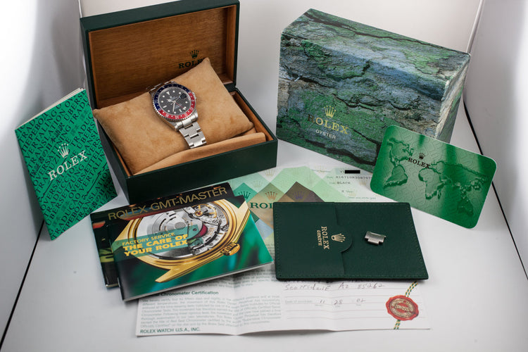 2002 Rolex GMT-Master II 16710 with Box and Papers