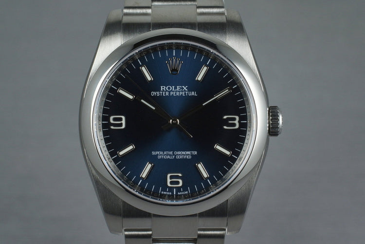 2014 Rolex Oyster Perpetual 116000 with Box and Papers