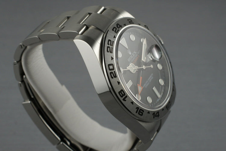 2010 Rolex Explorer II 216570 with Box and Papers
