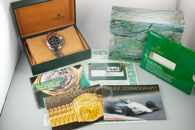 1997 Rolex Daytona 16520 Black Dial with Box and Papers