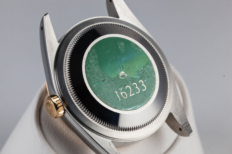 1988 Rolex Two Tone Date-Just 16233 with Box and Papers