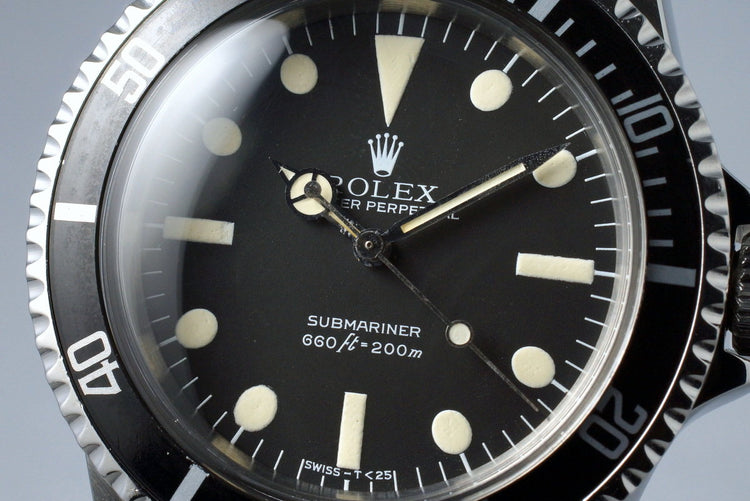 1979 Rolex Submariner 5513 Mark III Maxi Dial