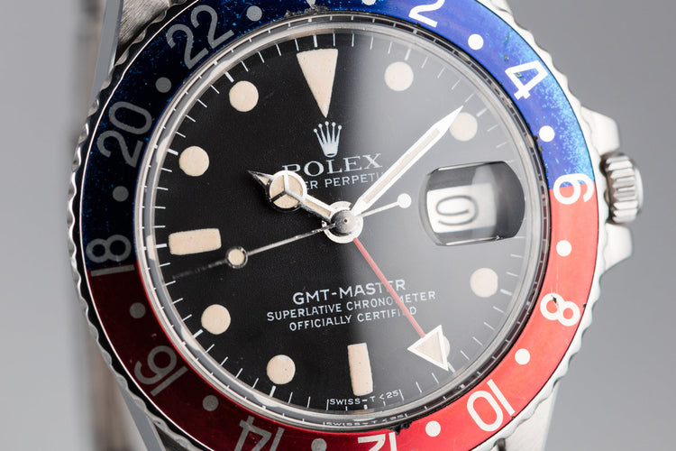 1979 Rolex GMT-Master 1675 With "Pepsi" Bezel Insert