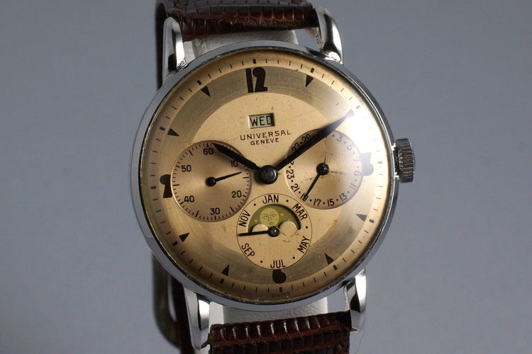 1940’s Universal Geneve Calendar Moonphase 21312