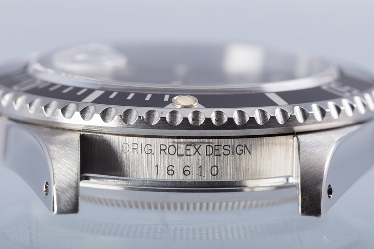 1996 Rolex Submariner 16610 with Box & Papers