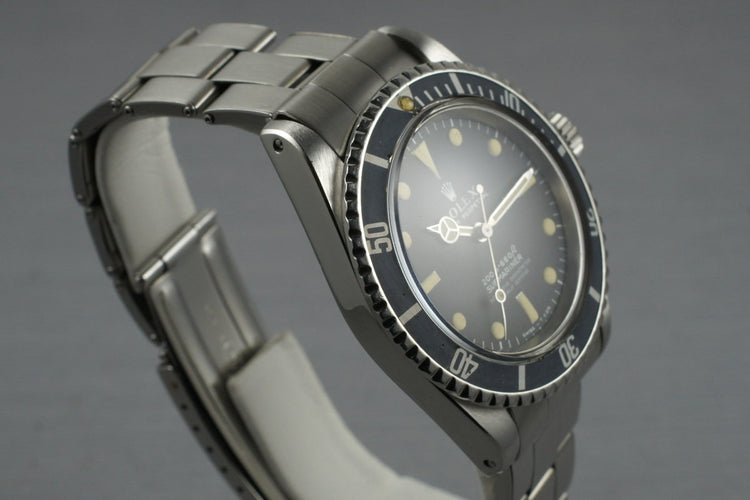 1967 Rolex Submariner 5512 Meters First with Box and Papers