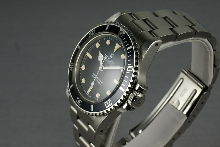 Rolex Submariner Dial 5513 WG surrounds with sales receipt and box