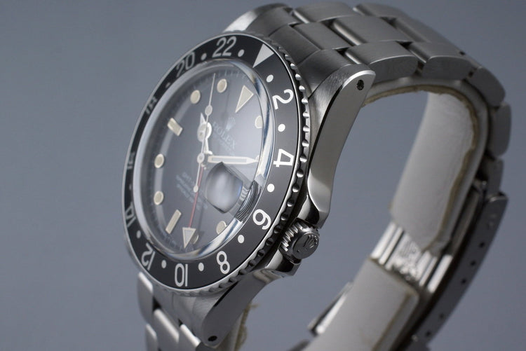 1984 Rolex GMT 16750 No-Date Dial