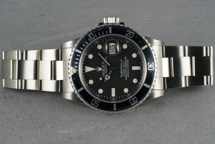 Rolex Submariner 16800 Matte Dial