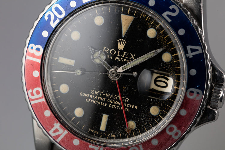 1965 Rolex GMT-Master 1675 Gilt Dial with Box and Papers