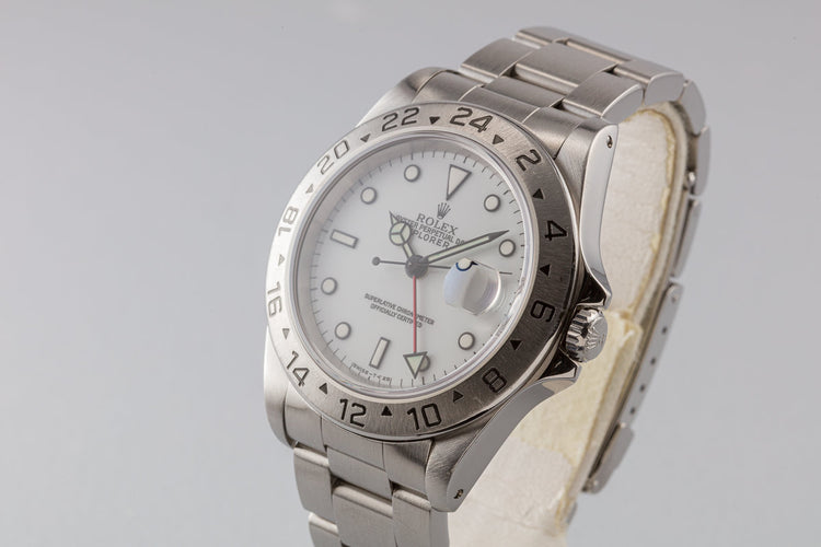 1995 Rolex Explorer II 16570 White Dial Box, Papers and Booklets