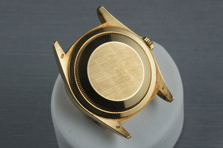 1989 Rolex Bark Day Date Ref: 18248 with Factory Blue Diamond Dial