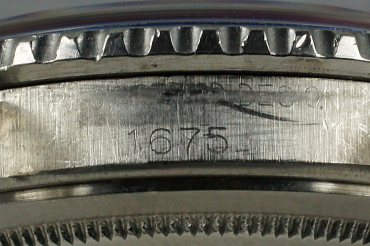 1961 Rolex GMT 1675 PCG Gilt Chapter Ring
