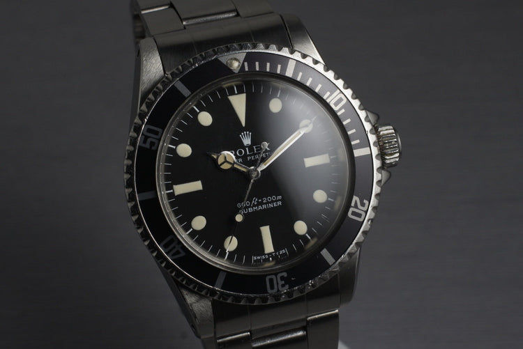 1970 Rolex Submariner 5513 Serif Dial