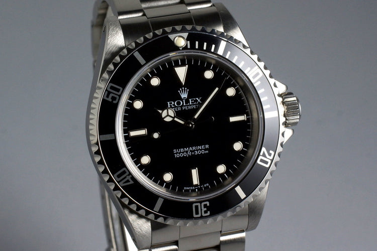 1994 Rolex Submariner 14060 with Box and Papers
