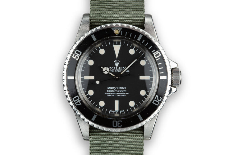 1970 Rolex Submariner 5512