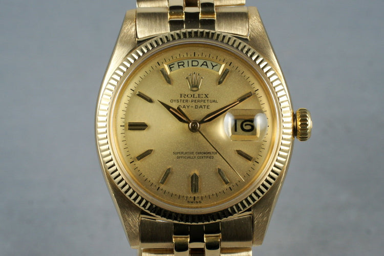 1958 Rolex 18K Day-Date 6611B with Service Papers