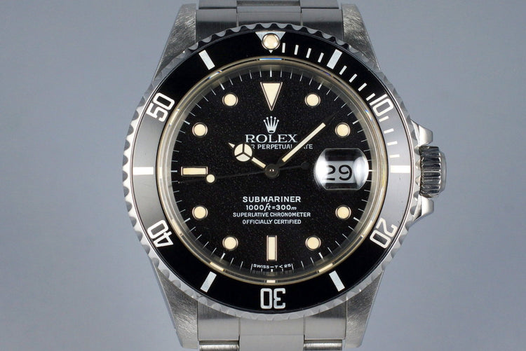 1988 Rolex Submariner 168000