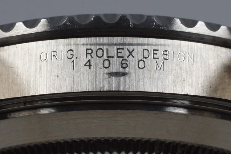 2009 Rolex Submariner 14060M 4 Line Dial