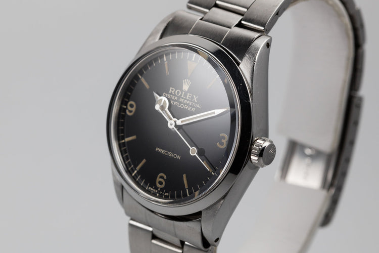 1967 Rolex Mid Size Oyster Explorer 5500 with Gilt 3, 6, 9 Dial