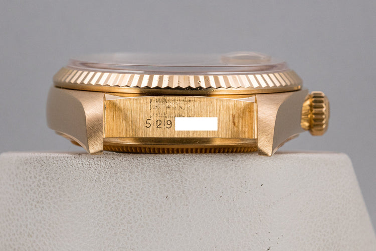 1978 Rolex 18K YG Day-Date 18038 Champagne Dial with Service Papers