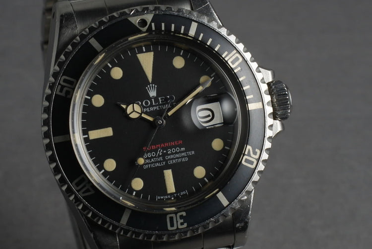 1970 Rolex Red Submariner 1680 Mark IV