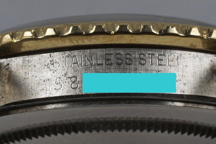 1979 Rolex Two Tone GMT 1675 Black Nipple Dial