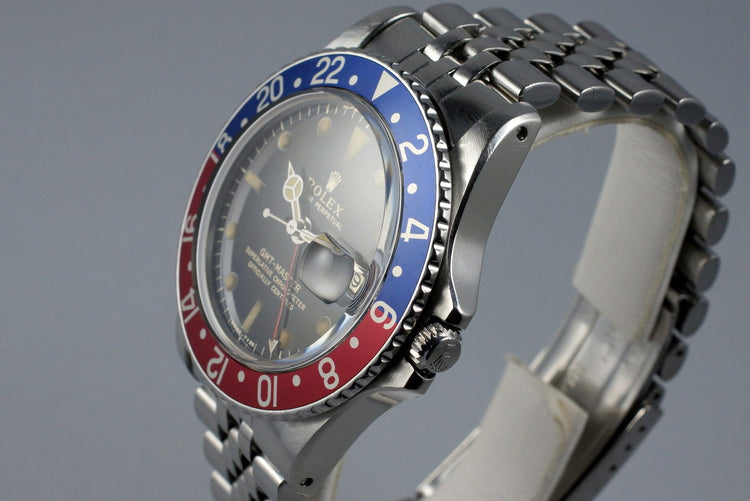 1967 Rolex GMT 1675 Glossy Gilt Dial