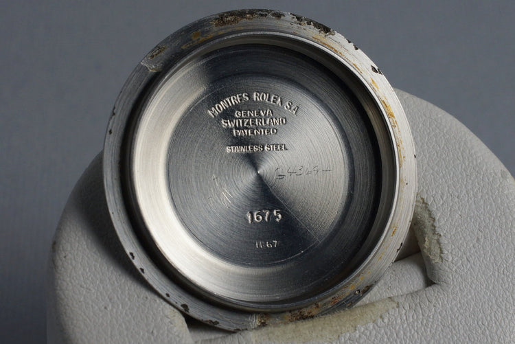 1967 Rolex GMT 1675 Glossy Gilt Dial