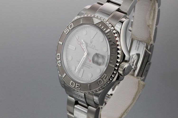 2003 Rolex Platinum Yacht-Master 16622 with Box and Papers