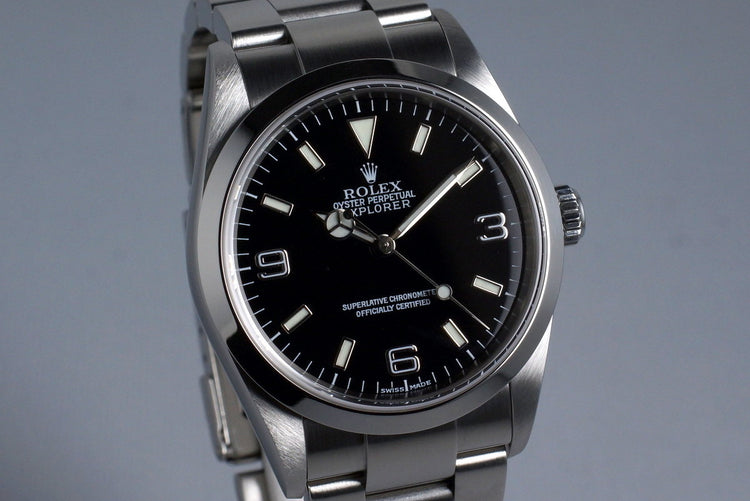 2001 Rolex Explorer 114270 with Box and Papers