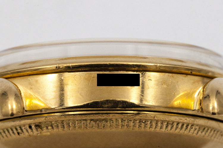 1954 Rolex Oyster Perpetual 6290 with Serpico Y Laino No Lume Waffle Dial