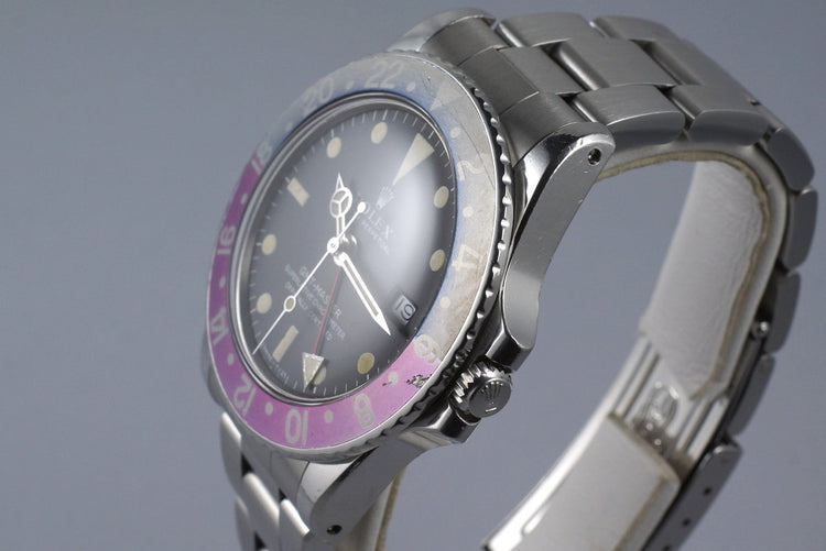 1971 Rolex GMT 1675 Mark I Dial and Fuchsia Insert