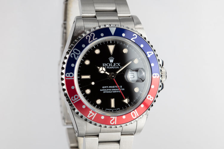 1989 Rolex GMT-Master II 16710 "Pepsi" with Box