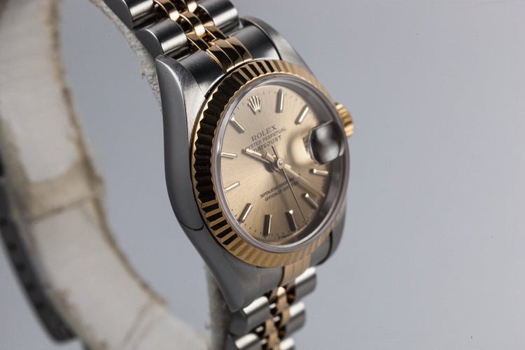 1997 Rolex Ladies Two Tone Datejust 69173 with Box and Papers