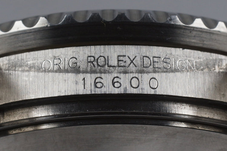 2001 Rolex Sea Dweller 16600 with Box and Papers