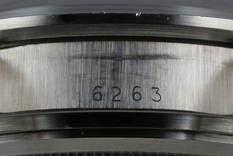 1980 Rolex Daytona 6263 Big Red Daytona Dial with RSC Papers