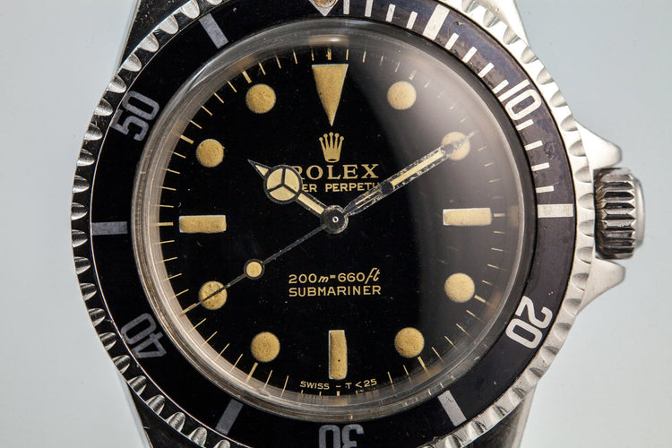 1965 Rolex Submariner 5513 Glossy Gilt Dial