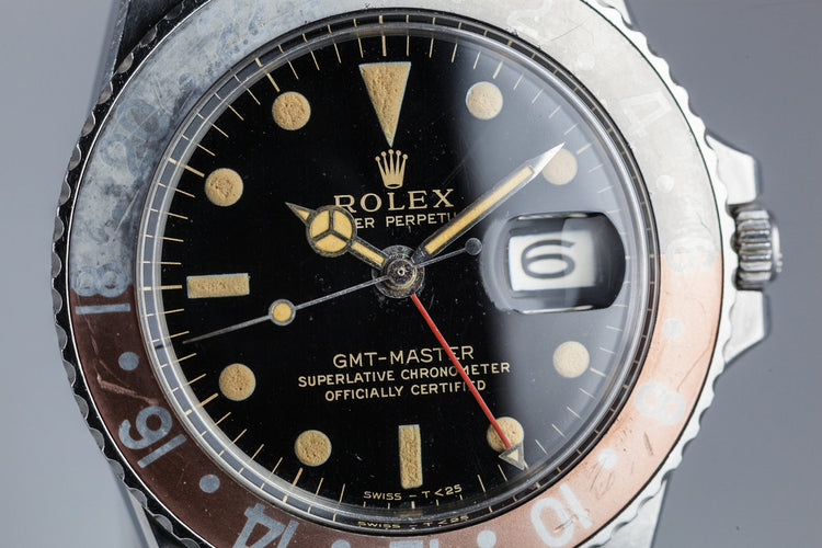 1965 Rolex GMT-Master 1675 with Gilt Dial