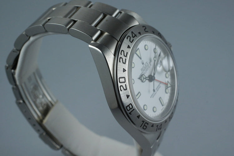 2007 Rolex Explorer II 16570 with 3186 Movement and Box and Papers