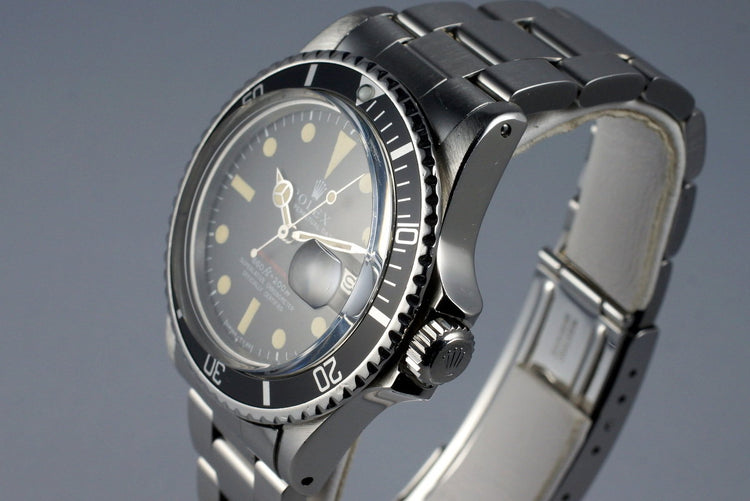 1970 Rolex Red Submariner 1680 Mark IV Dial