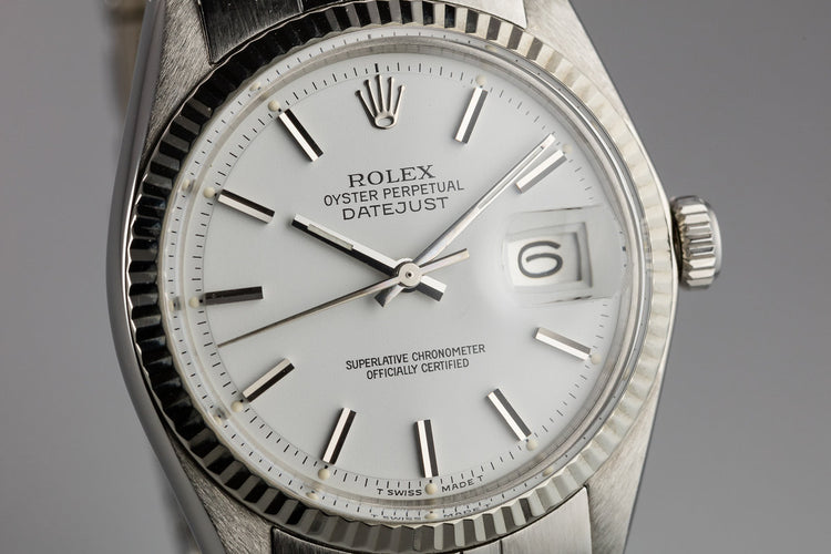 1970 Rolex DateJust 1601 with Matte White Dial