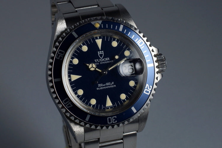 1992 Tudor Submariner 79090 Blue Dial