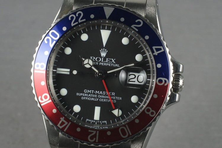 1970 Rolex GMT 1675 Luminova Rolex Replacement Service Dial