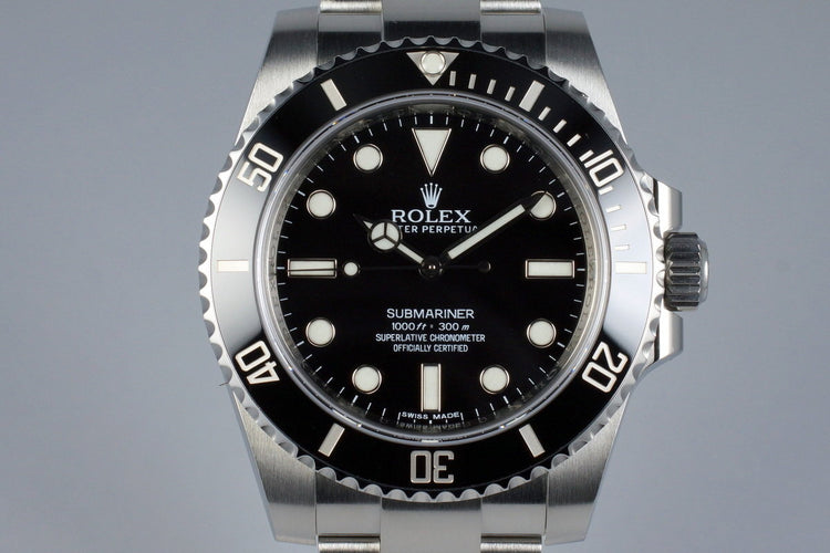 2012 Rolex Submariner 114060