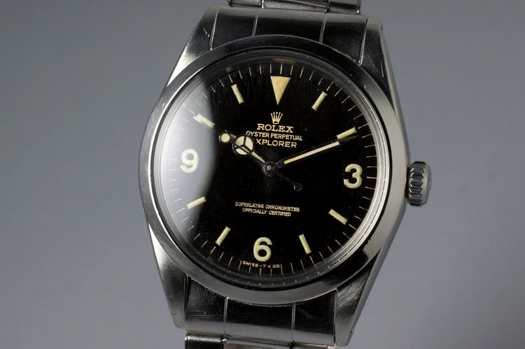 1966 Rolex Explorer 1 1016 Glossy Gilt Dial