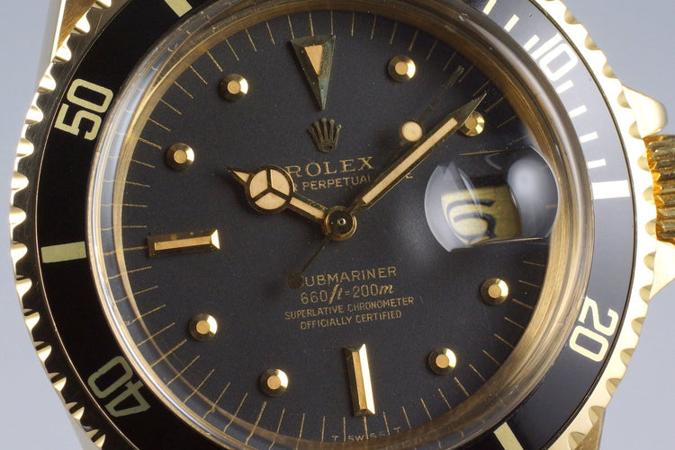 1978 YG Rolex Submariner 1680 Black Nipple Dial