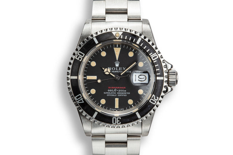 1971 Rolex Red Submariner 1680 with MK IV Dial