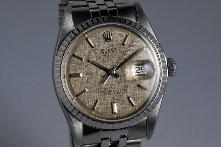 1970 Rolex DateJust 1603 Gray Linen Dial